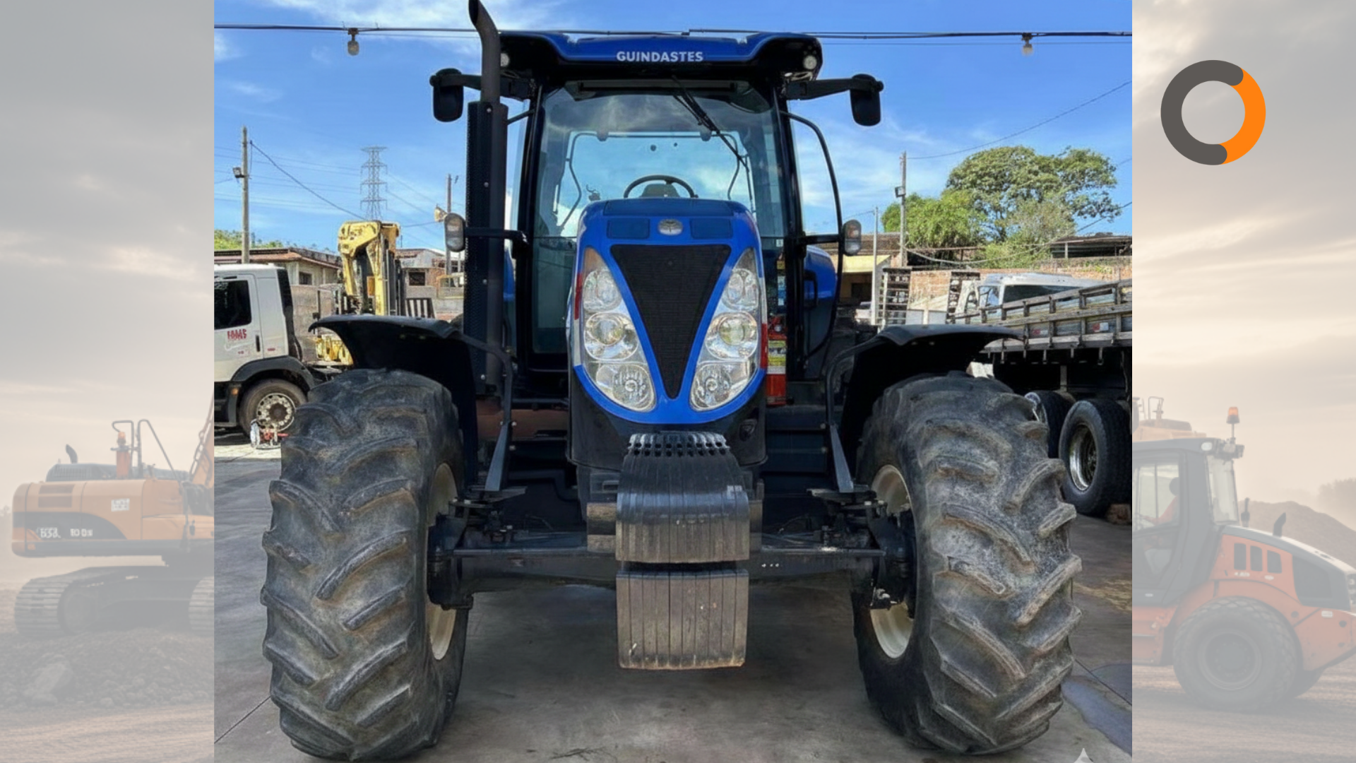 Trator de Pneus - máquina pesada